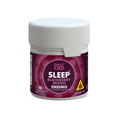 ONLY CBD Gummies 1000MG - 10ct Jar - Blackberry Moon (Sleep)