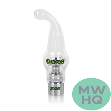Ooze Leak Proof Glass Globe 510 Thread Atomizers With Dome Quartz Dual Coil
