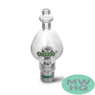 Ooze Fiesta Glass Globes 510 Thread Atomizers With Dual Quartz Coils - Display of 12