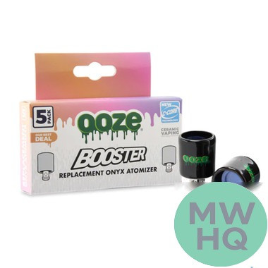 Ooze Booster Onyx Replacement Atomizer - Pack of 5