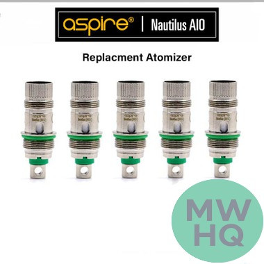 Aspire Nautilus AIO Replacement Atomizer - Pack Of 5