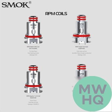 SMOK RPM Replacement Coils - Pack Of 5