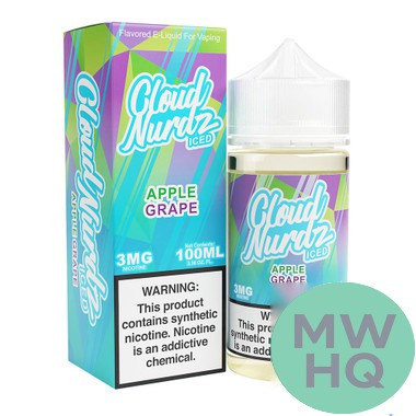 Cloud Nurdz ICED Tobacco-Free 100ML E-Liquid