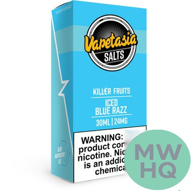 Vapetasia Killer Sweets / Fruits ICED Synthetic Nicotine Salt E-Liquid 30ML (MSRP $19.99)