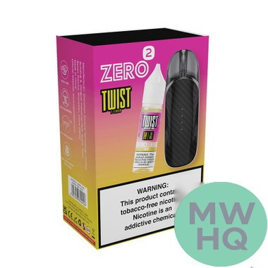 Vaporesso Zero 2 800mAh Refillable Pod System Starter Kit With 2 x 3ML Refillable Pods & 16ML Synthetic Salt Nicotine E-Liquid