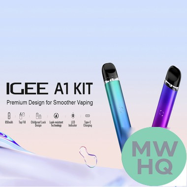 SMOK IGEE A1 650mAh Pod System Starter Kit With 2 x Refillable 2ML Pods