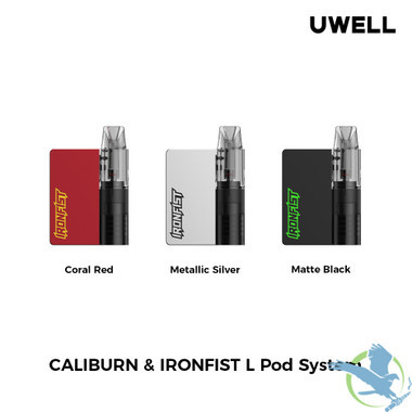 Uwell CALIBURN & IRONFIST L 690mAh Pod System Starter Kit With 2.5ML Refillable Pod