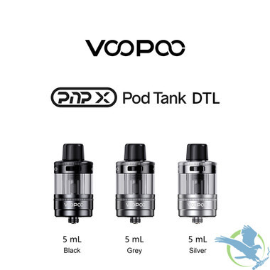 VooPoo PNP X 5ML Refillable Replacement Pod Tank With 2 x PNP X Coils