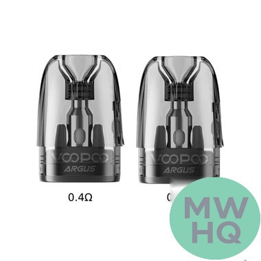 VooPoo Argus Top Fill 3ML Refillable Replacement Pod Cartridge - Pack of 3