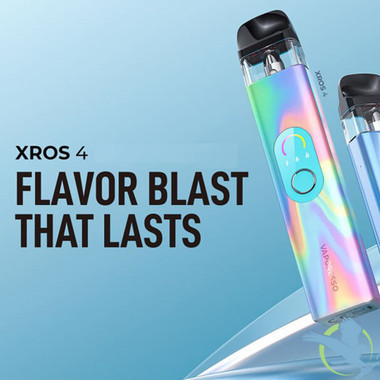 Vaporesso XROS 4 1000mAh Pod System Starter Kit With 2 x 3ML XROS Series Mesh Pod