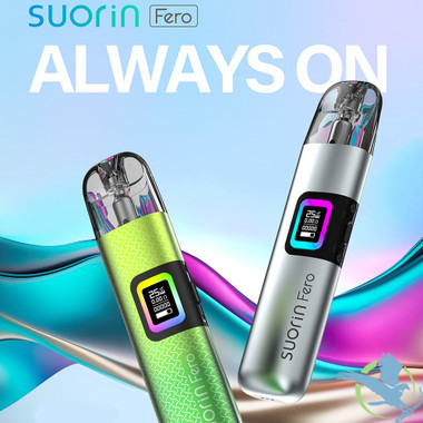 Suorin Fero 1000mAh Pod System Starter Kit With 2 x Refillable 3ML Cartridge Pod