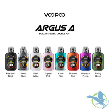VooPoo Argus A 1100mAh Pod System Starter Kit With 2 x 3ML Refillable Argus Top Fill Cartridge Pod