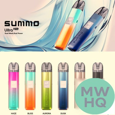 Summo Ultra 1 Pro 1000mAh Pod System Starter Kit With 2 x 2ML Dual Mesh Cartridge Pod