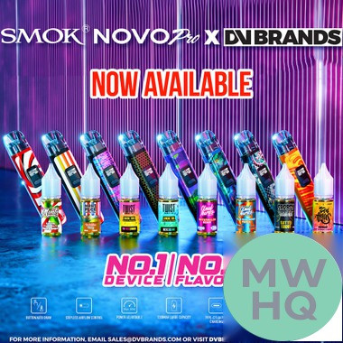 SMOK NOVO PRO 1300mAh Pod System Starter Kit With 2 x Refillable 3ML NOVO Pod & 10ML 50mg Salt Nicotine E-Liquid Bottle