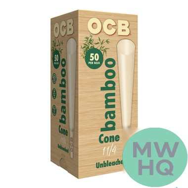 OCB Unbleached Pre-Rolled Cones Tower (MSRP $13.99 - $24.99)