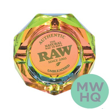 RAW Phat Prism Glass Ashtray (MSRP $30.00)