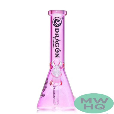 Dragon Platinum Beaker Base & Ice Catcher Water Pipe Starter Kit - 830 Grams - 10 Inches - Assorted Colors [DSP-001] (MSRP $45.00)