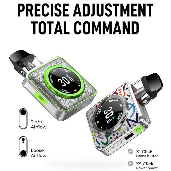 Vaporesso XROS 5 Nano 1600mAh Pod System Starter Kit With 2 x 3ML XROS Series Mesh Pod