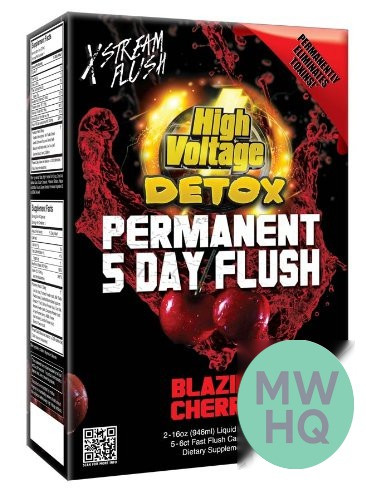 High Voltage Detox Permanent 5 Day Flush 16oz x 2 pack