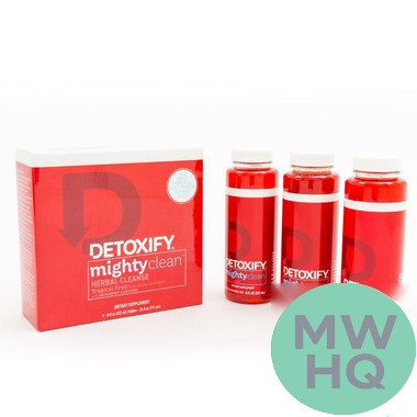 Detoxify Mighty Clean Herbal Cleanse - Three 8 fl. oz. Bottles