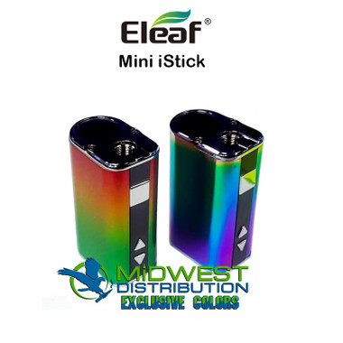 Eleaf Mini iStick 1050mAh 10W TC Box Mod - Simple Packaging - Midwest Exclusive - Rasta - Rainbow