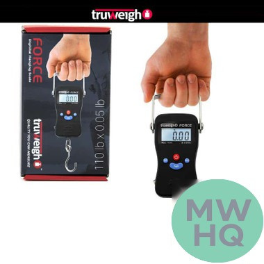 Truweigh FORCE Digital Hanging Scale 110lbs x 0.05lbs