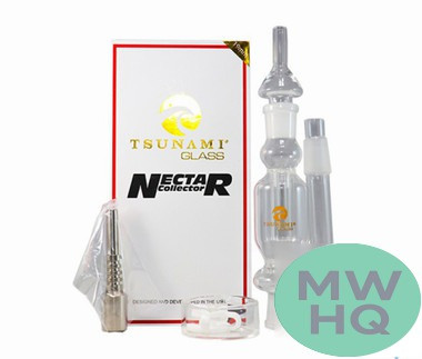 Tsunami Glass 19mm Nectar Collector Kit
