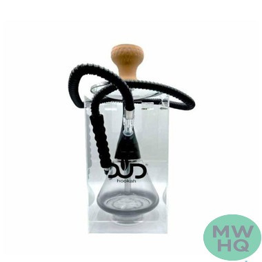DUD Hookah Prende 14.5 Inch Single Hose Hookah With LED Light & Acrylic Basket - Assorted Colors