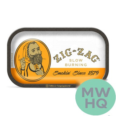 Zig-Zag Metal Rolling Tray - Small