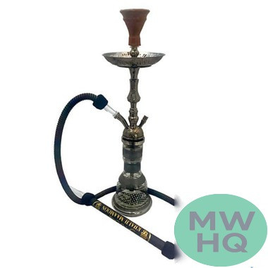 Khalil Maamoon Cup 27 Inch Single Hose Hookah - Assorted Colors [KM 3206]