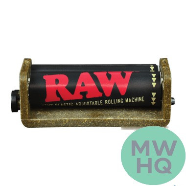 RAW Hemp Plastic 2 Way Adjustable Rolling Machine - 70mm - Display of 12