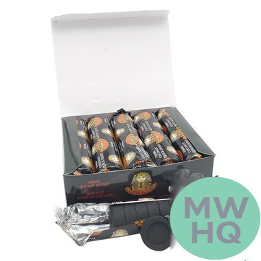 Pharaohs Coconut Quick Light Charcoal 35mm Round Style - 100 Pieces [CH1906]