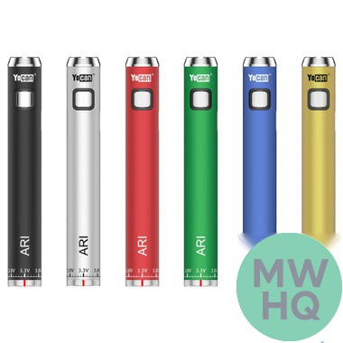 Yocan ARI 650mAh Adjustable Voltage Battery with Type-C Charging Port - Display of 20