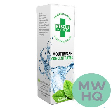 Rescue Detox Saliva Cleansing Mouthwash Concentrates 2oz