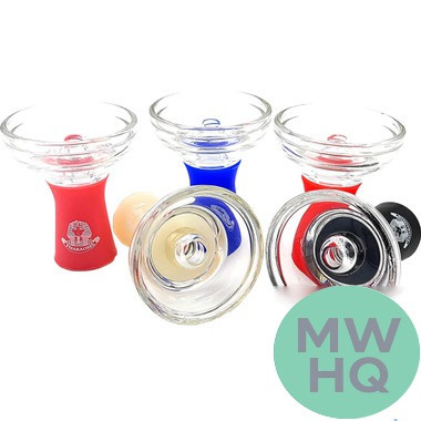 Pharaohs Hookah Glass/Silicone Flo-Bowl