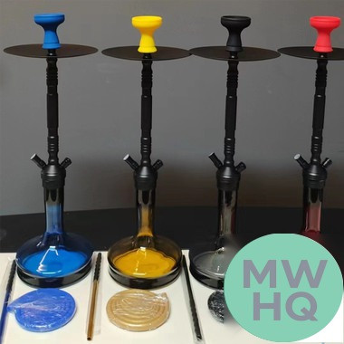 DUD Hookah Tower 30-34 Inch Single Hose Hookah - Assorted Colors