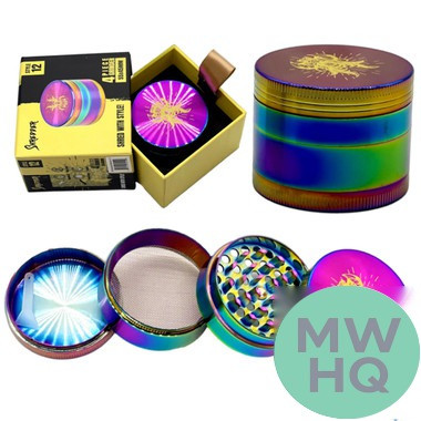 Shredder 4 Piece Medium Grinder - Style 12 - 55mm - 4 Part