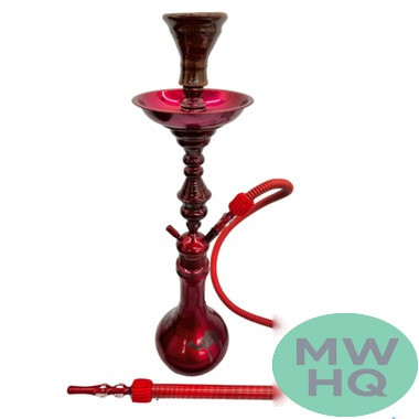 Zebra Smoke Egyptian 32 Inch Single Hose Hookah - Assorted Colors