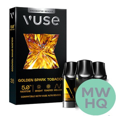 Vuse Alto Prismatic Series 1.8ML Prefilled Nicotine Replacement Pods - Pack of 3 Pods - Display of 5 Packs