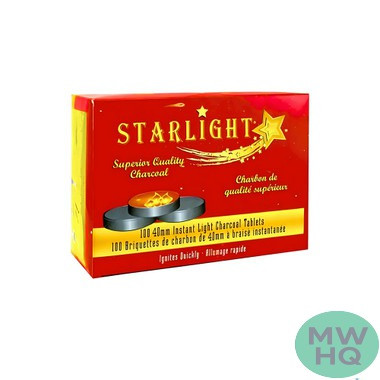 Starlight 40MM Instant Hookah Light Charcoal Tablets