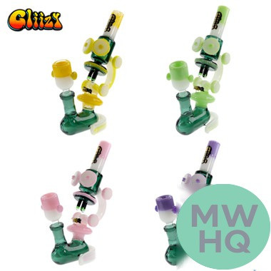 Gliizy Microworld Glass Water Pipe - 320 Grams - 7.8 Inches