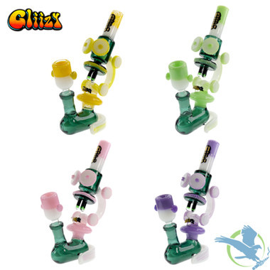 Gliizy Microworld Glass Water Pipe - 320 Grams - 7.8 Inches
