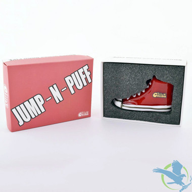 Gliizy Jump-N-Puff Shoes Glass Hand Pipe - 90 Grams - 3.5 Inches