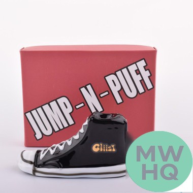 Gliizy Jump-N-Puff Shoes Glass Hand Pipe - 90 Grams - 3.5 Inches