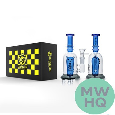 Dragon Platinum Space Monster Water Pipe Bong Style - 240 Grams - 7.1 Inches - Assorted Colors [WPD-007]