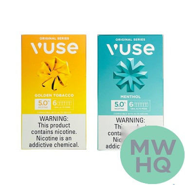 Vuse Alto 1.8ML Prefilled Nicotine Replacement Pod - Pack of 6 Pods - Display of 5 Packs