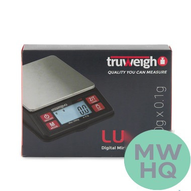 Truweigh Lux Digital Mini Scale 1000g x 0.1g