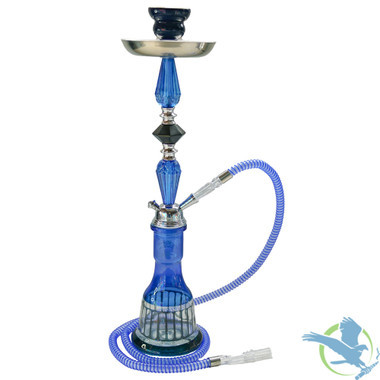 Zebra Smoke Kevin 21 Inch Double Hose Hookah - Assorted Colors