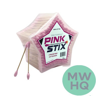 Pink Formula Pink Stix Xtra Big Head Cotton Buds - Pack of 280