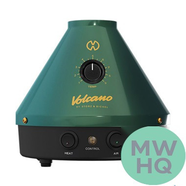 Volcano Classic Desktop Dry Herb Vaporizer With Easy Valve Starter Kit By Storz & Bickel - Green - 25 Years Edition